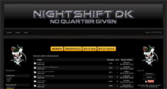 Desktop Screenshot of nightshift.dk